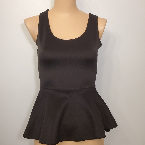 Flair Black Sleeveless Blouse - Picture 4 of 7